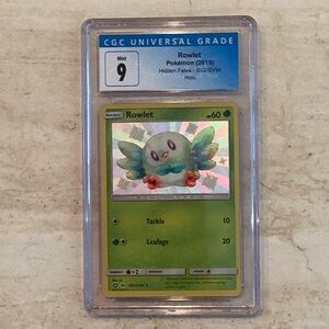 rowlet pokemon card holographic Pokemon TCG main image 0